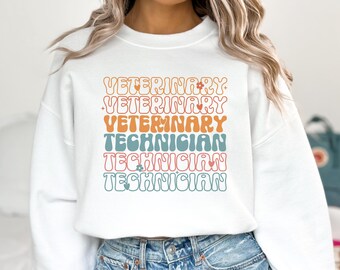 Veterinary Technician Sweatshirt, Vet Technician Shirt, Veterinary Receptionist Gift for Vet Receptionist Sweater, Vet Appreciation Week