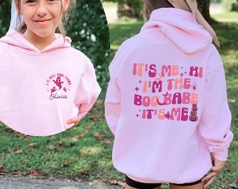 Personalized Boo Babe Hoodie, Girls Halloween Sweatshirt, Custom Ghost Shirt for Kids