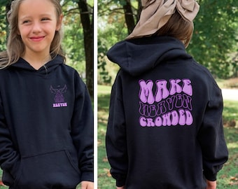 Sudadera con capucha para niños "Jesús te ama" - Versículo bíblico de Juan 3:16 - Sudadera cristiana para niñas y niños - Ropa para niños basada en la fe