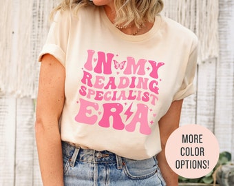 In My Reading Specialist Era Shirt, Literacy Coach Gift for Elementary Teacher Shirt, Reading Sweatshirt, Reading Teacher Tshirt, Book Lover