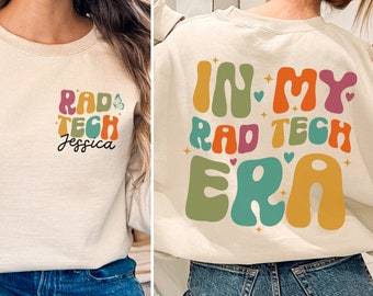 Sudadera Rad Tech personalizada, camisa de radiólogo, tecnólogo radiológico, camisa RAD Tech personalizada, camiseta de radiología, regalo Rad Tech, UNISEX