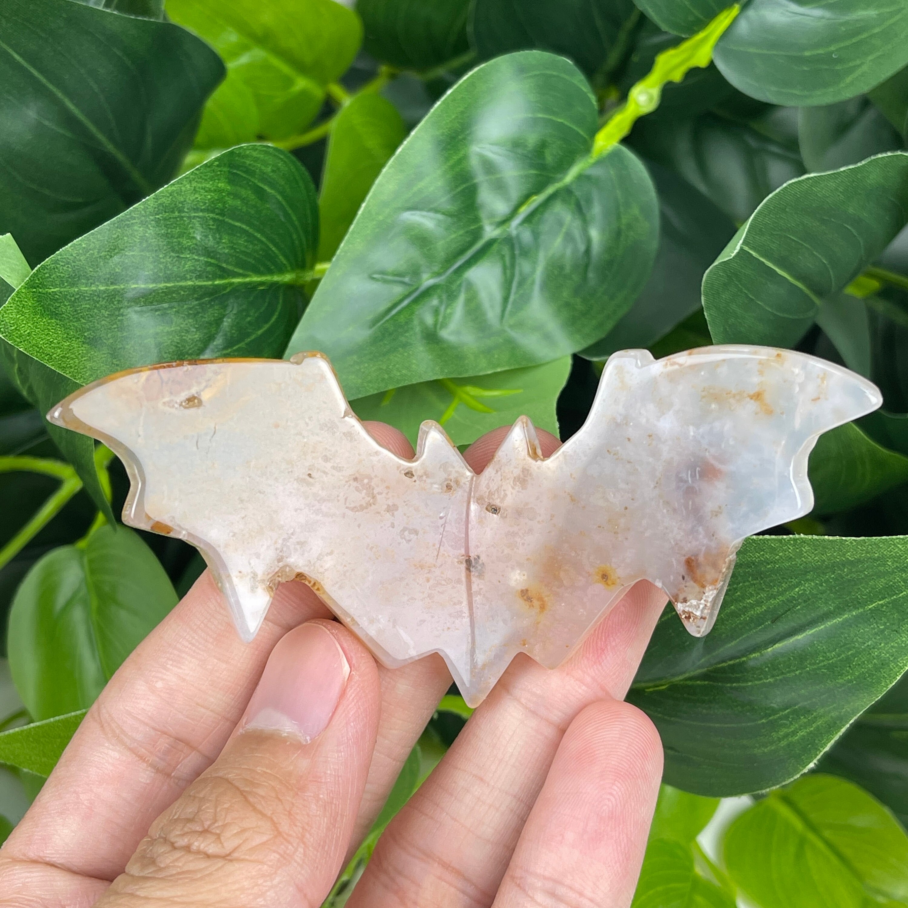 Crystal Bat Nice Bat Carving Crystals Reki Healing Bat Etsy