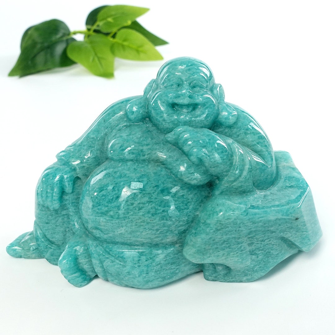 Hand Carved 5.12inch Amazonie Laughing Buddha Statue Zen Etsy