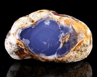 Grade A Blue Chalcedony Rough Stone: Healing Crystal, Jewelry Making