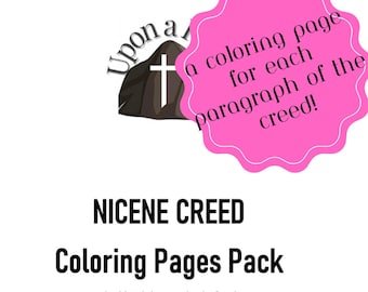 Nicene Creed Coloring Page Packet
