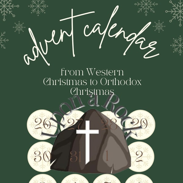 Orthodox Advent Calendar Etsy