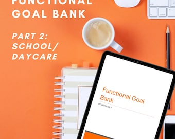 Word- Part 2 Functional Goal Bank (Daycare/School)