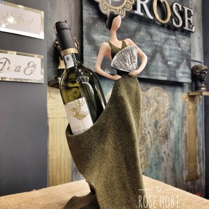 Lady wine bottle holder hotsell