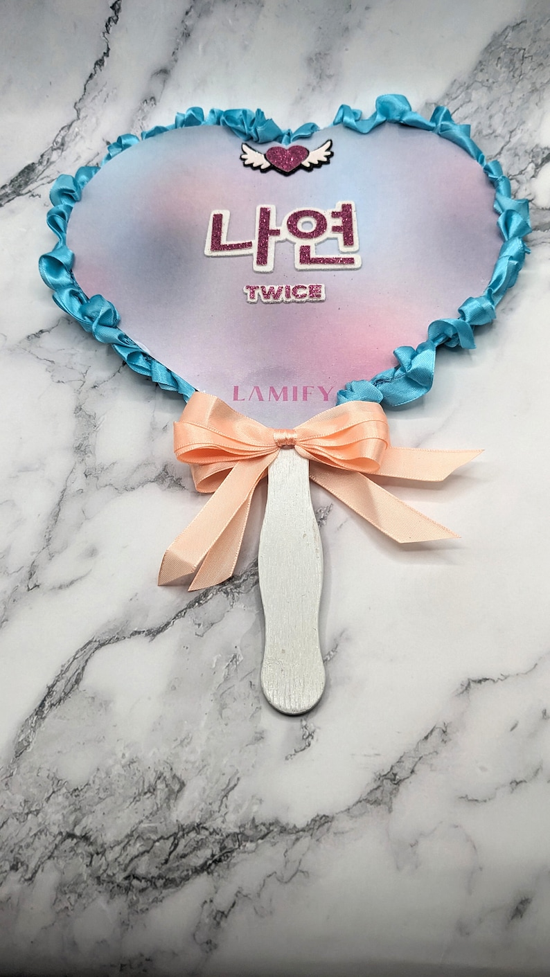 Fan As Ruffles Twice Nayeon Photo KPOP Picket / Fan With Ruffles - Etsy