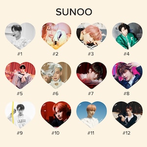 Enhypen Sunoo Photo KPOP Picket / Fan with Ruffles