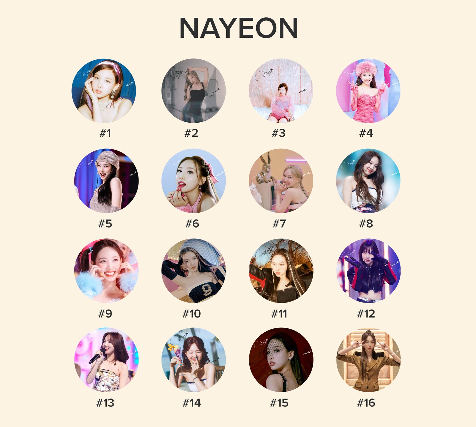 Twice Nayeon Photo KPOP Picket / Fan With Ruffles Etsy