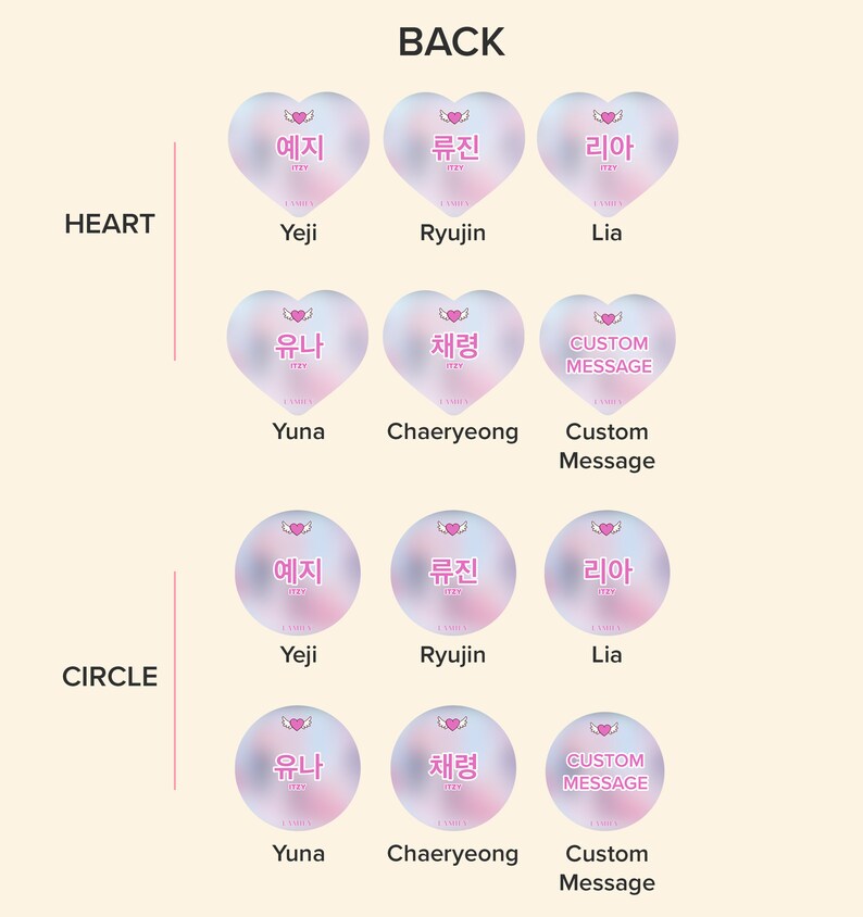 Itzy Lia Photo KPOP Picket / Fan With Ruffles Etsy