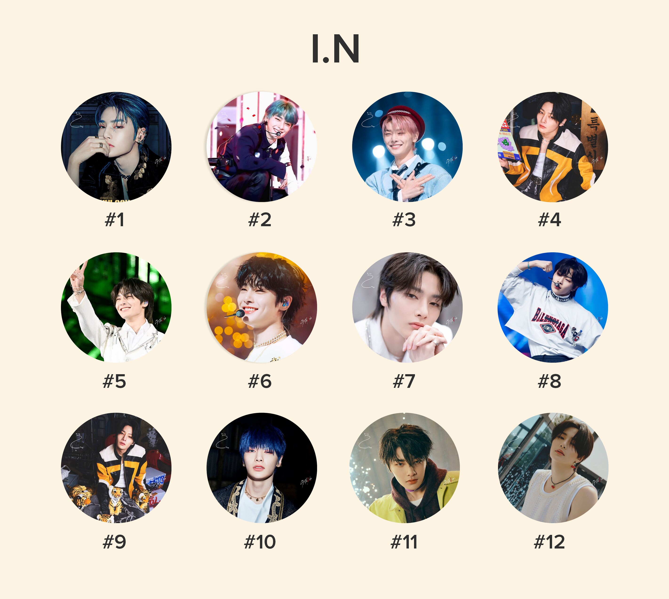 Stray Kids Jeongin I.N Photo KPOP Picket / Fan With Ruffles - Etsy