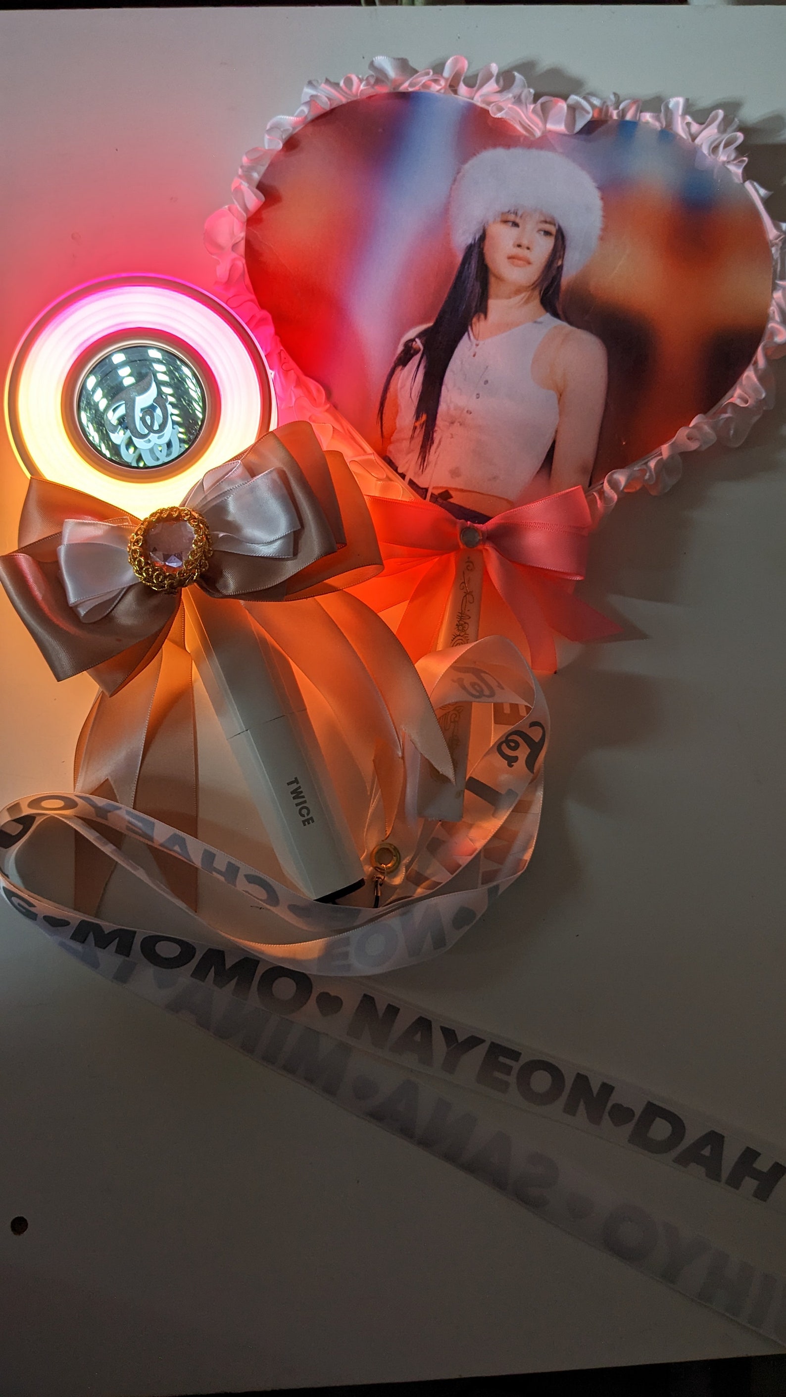 Twice Jeongyeon Photo KPOP Picket / Fan With Ruffles Etsy