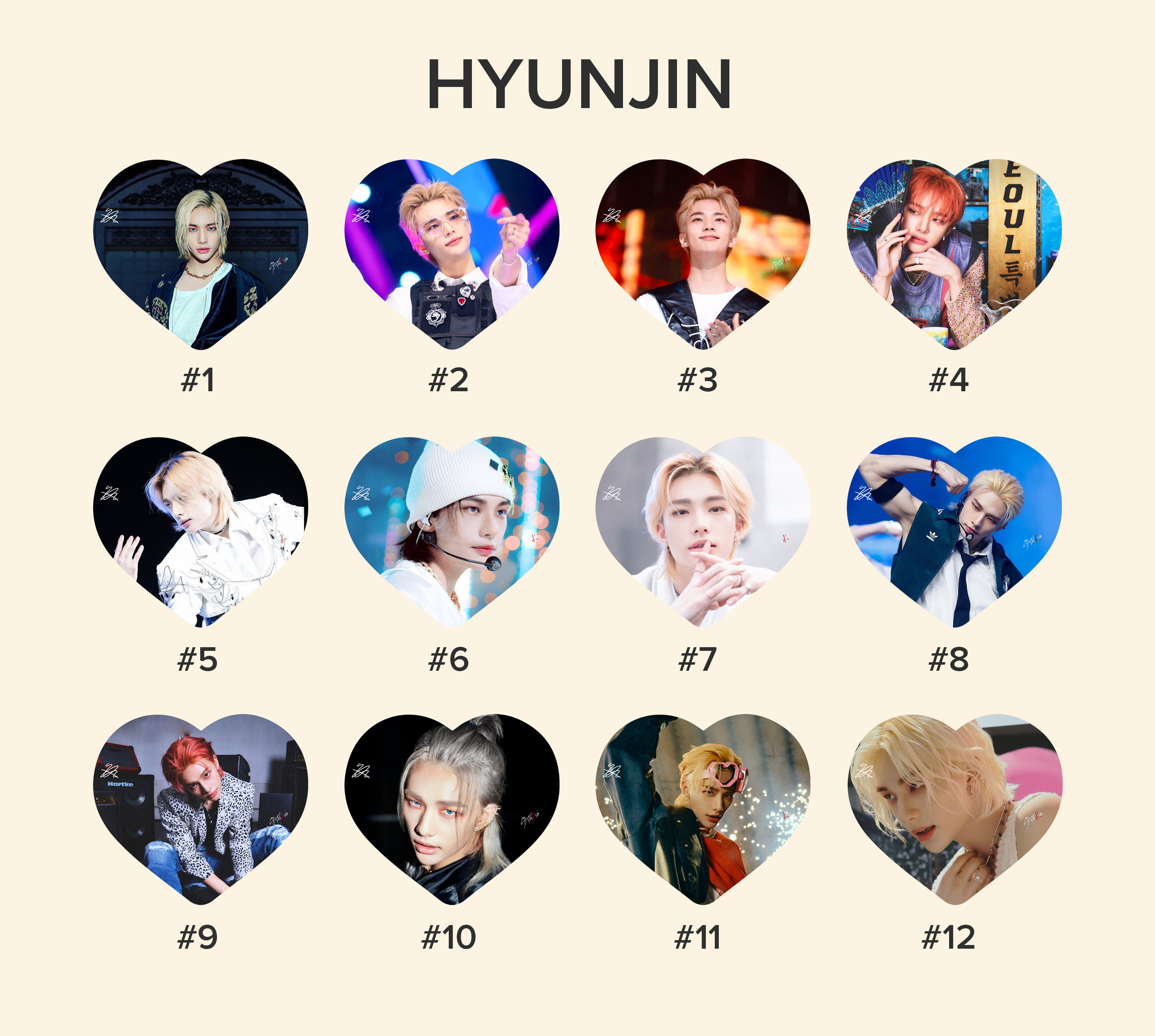 Stray Kids Hyunjin Photo KPOP Picket / Fan With Ruffles Etsy Australia