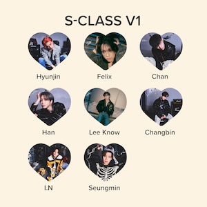 Stray Kids &quot;S-CLASS&quot; Photo KPOP Picket / Fan with Ruffles