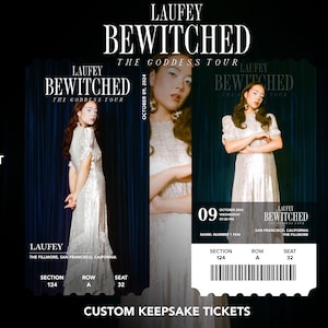 Laufey 'The Bewitched'-tour fysiek op maat | Aandenken | Souvenir | Tickets voor Keepsake-concerten
