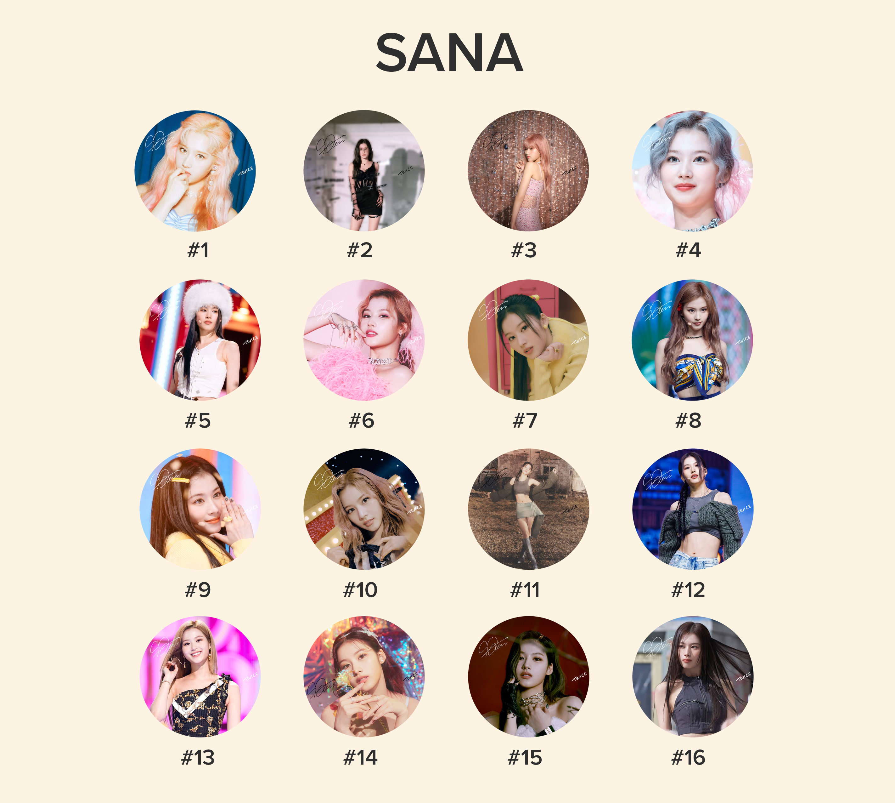 Twice Sana Photo KPOP Picket / Fan With Ruffles - Etsy