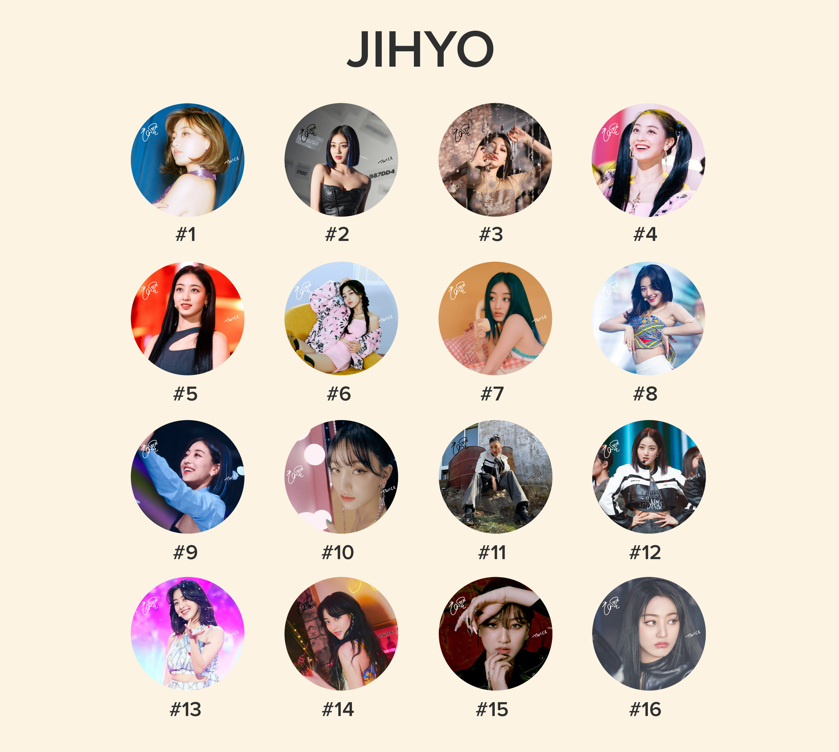 Twice Jihyo Photo KPOP Picket / Fan With Ruffles - Etsy