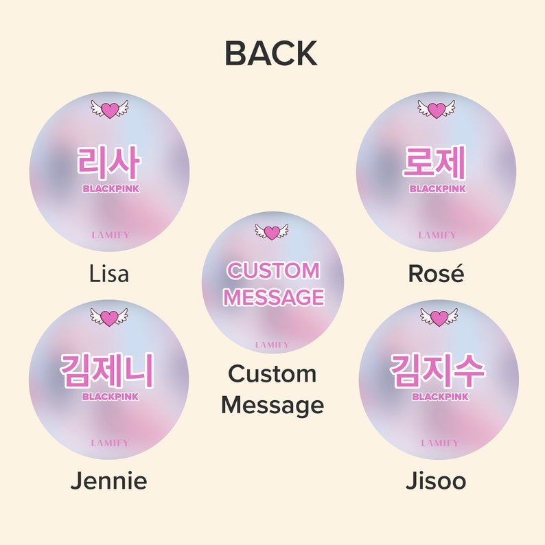 Blackpink the Game Photo KPOP Picket / Fan With Etsy