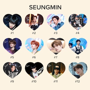 Stray Kids Seungmin Photo KPOP Picket / Fan with Ruffles