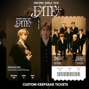 "Enhypen World Tour ""Fate" / ""Fate+"" Schrägband Physisch | Andenken | Andenken | Andenken Konzert KPOP Karten