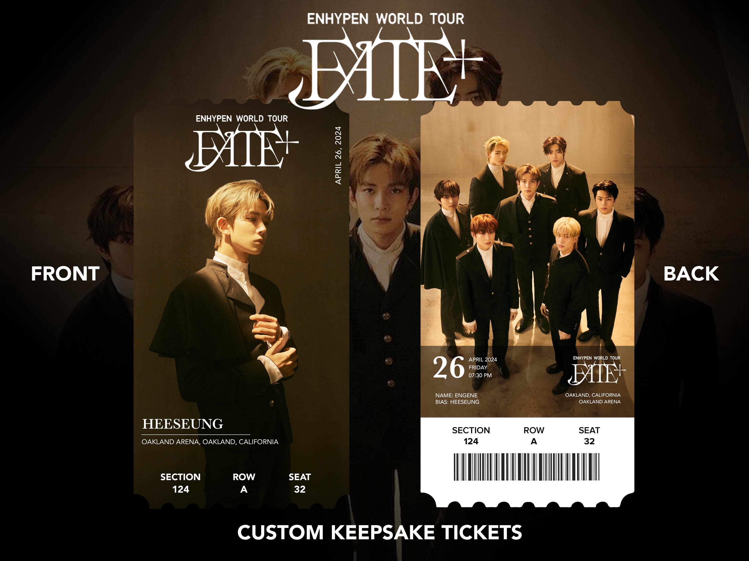 Enhypen Fate Tour - Etsy