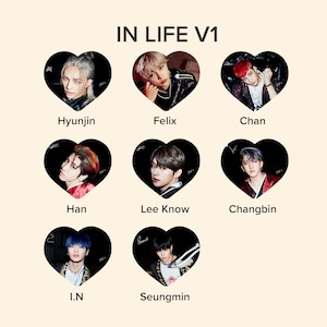 Stray Kids &quot;In Life&quot; Photo KPOP Picket / Fan with Ruffles