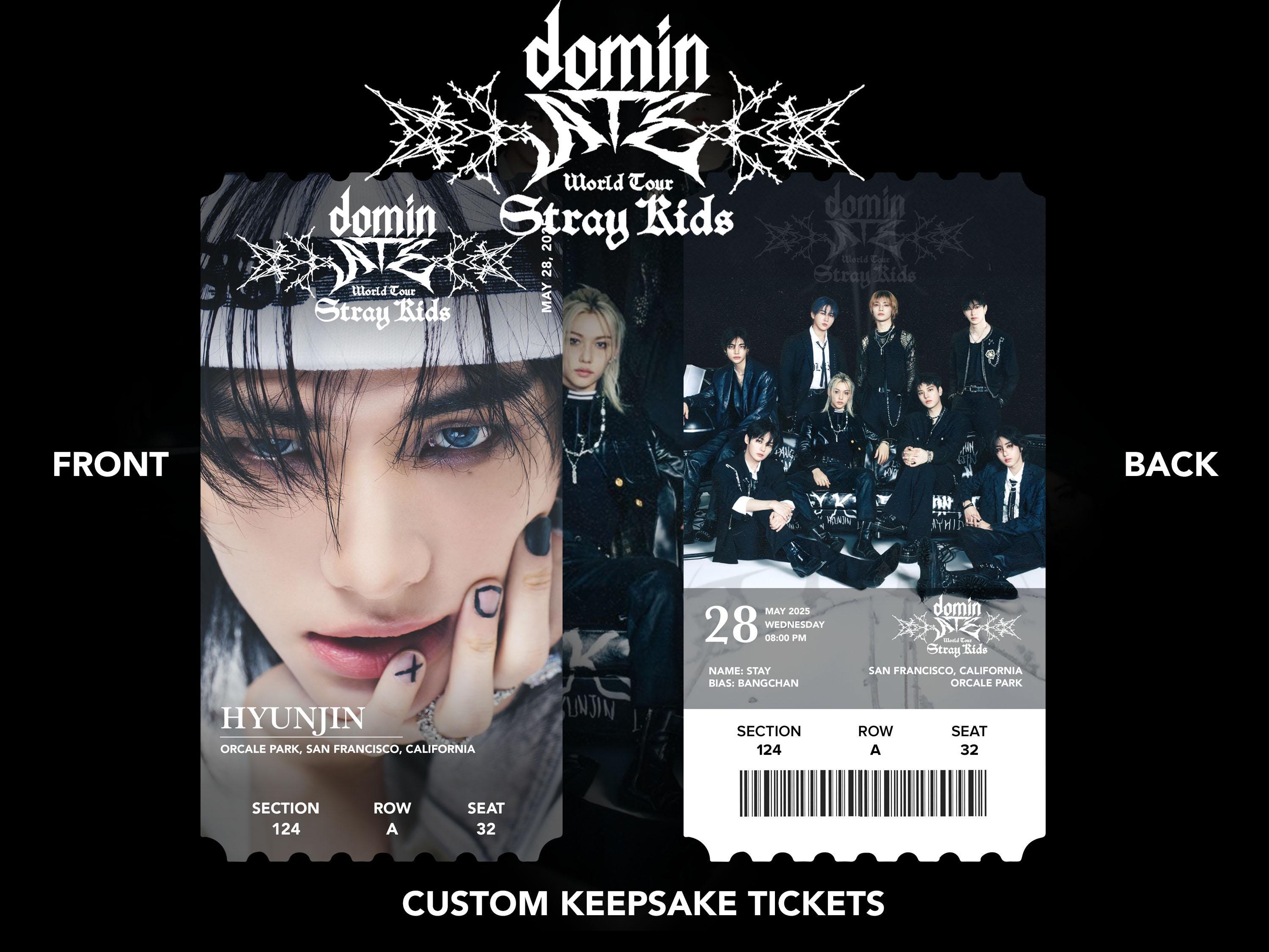 Straykids 2019年LIVE サイン入りTシャツ Straykids 2019年LIVE サイン入りTシャツ Stray Kids World Tour