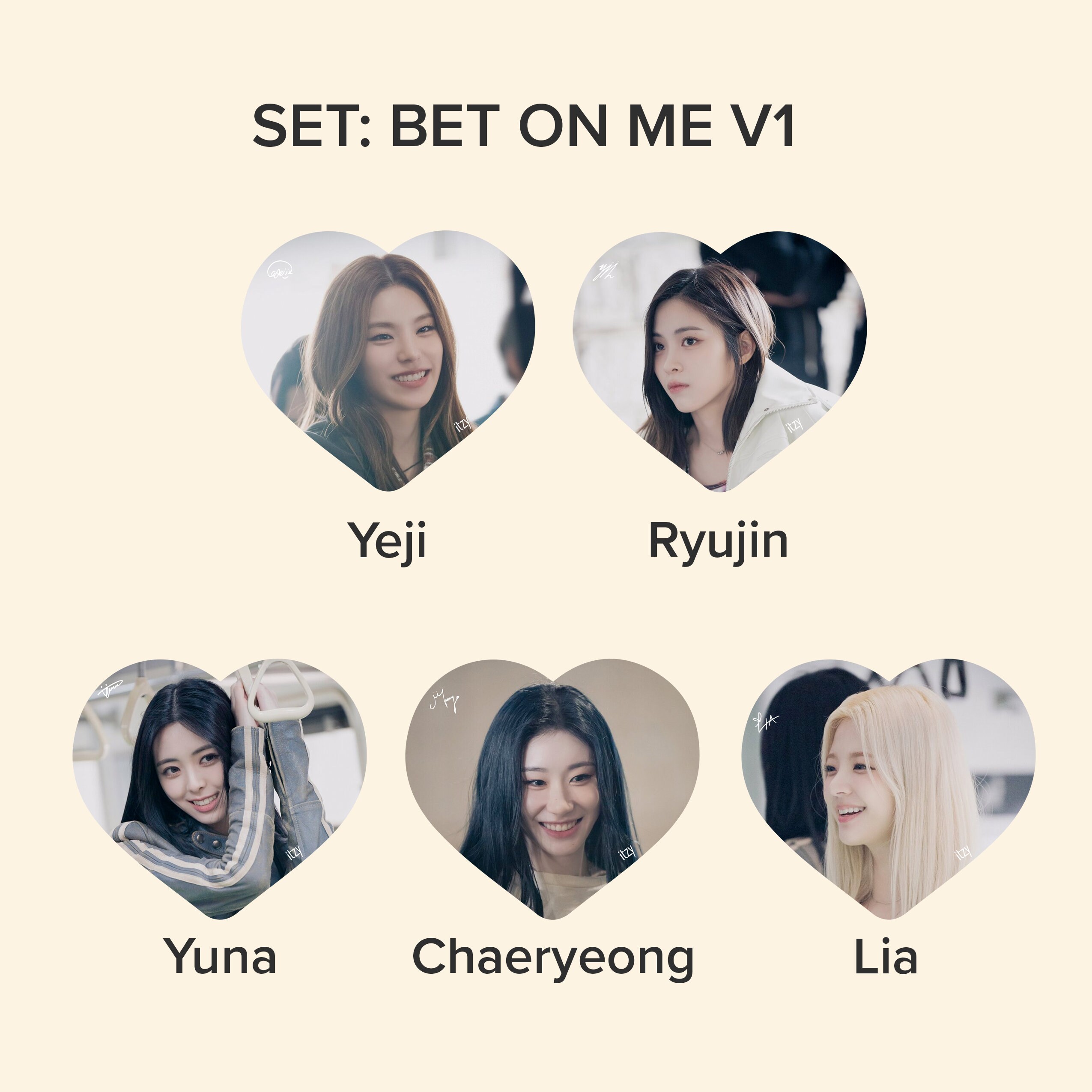 Itzy bet on Me Photo KPOP Picket / Fan With Etsy