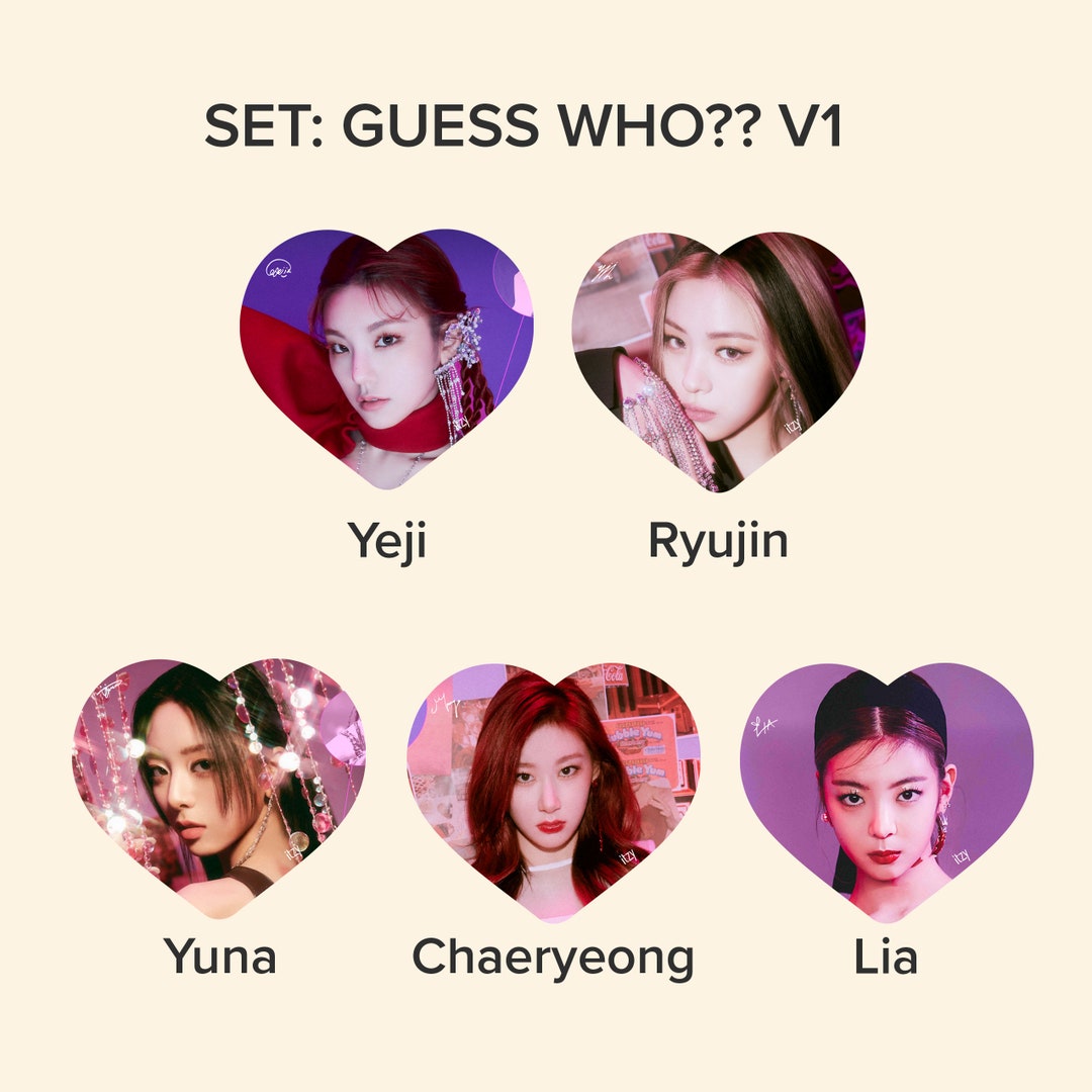 Itzy guess Who Photo KPOP Picket / Fan With - Etsy