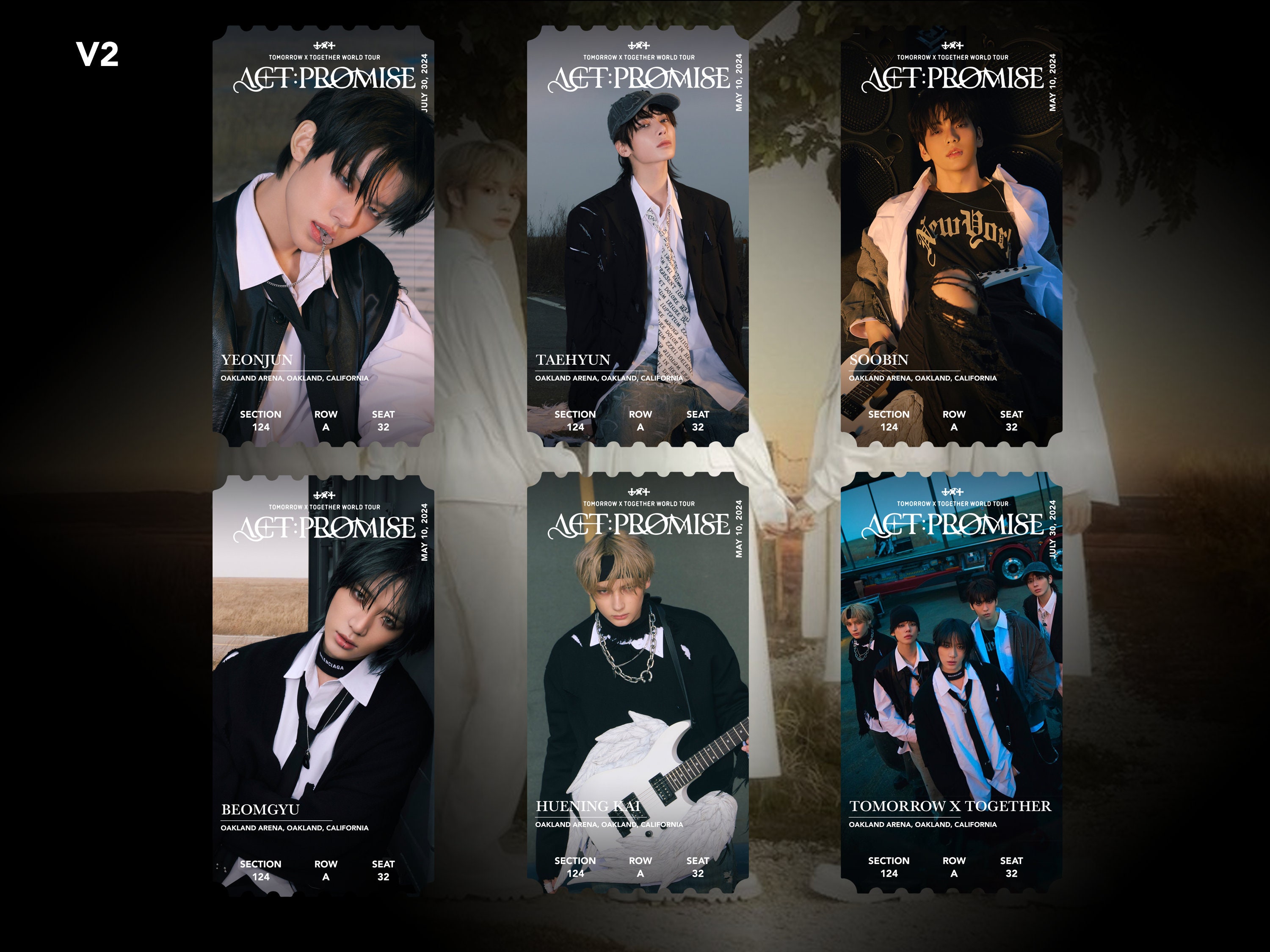 TXT ACTPROMISE インスタントフォト INSTANT コンプ セット TXT ACT : SWEET MIRAGE in JAPAN Official Instant Photo