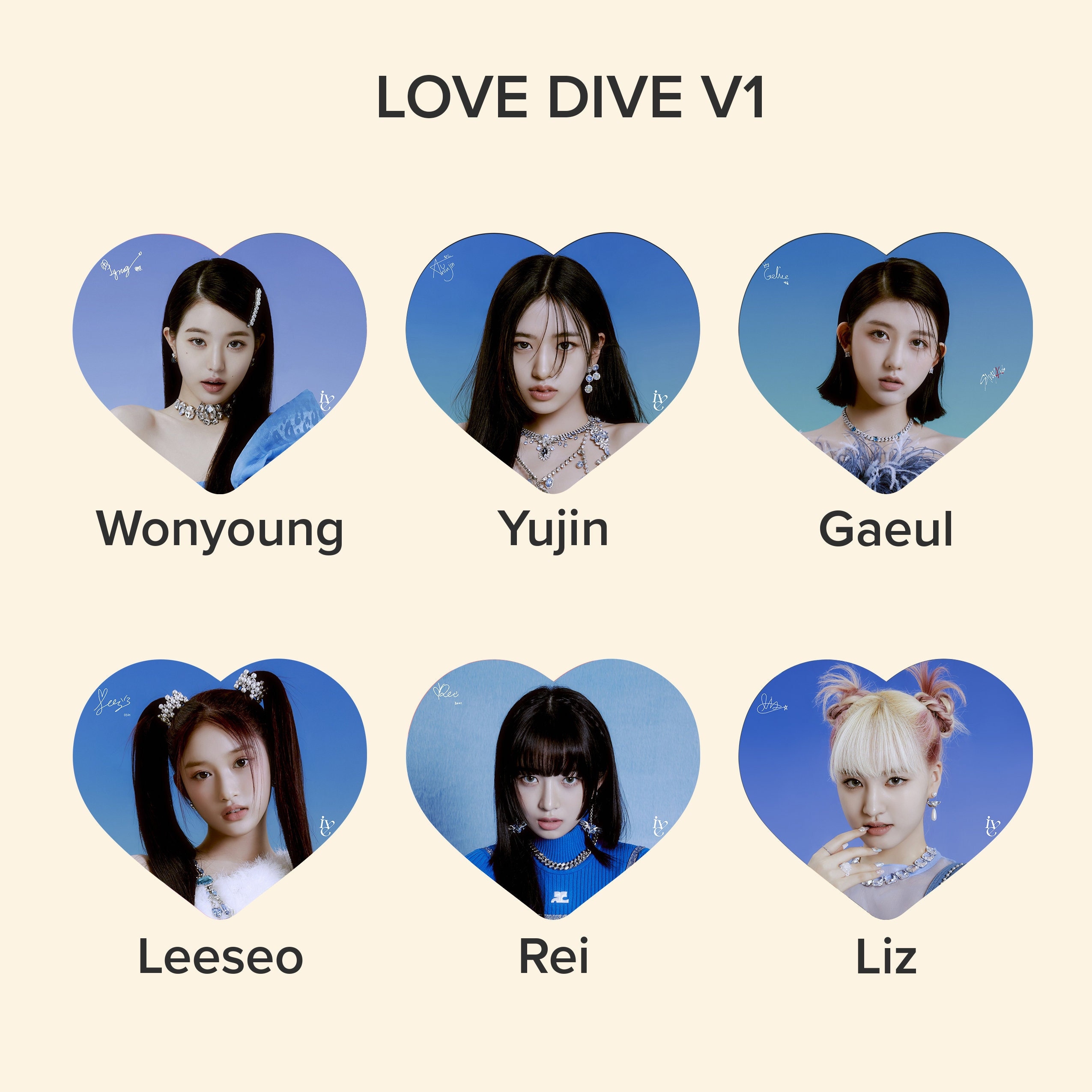 IVE アイブ LOVE DIVE ラブダイブグッズセット K-POP・アジア