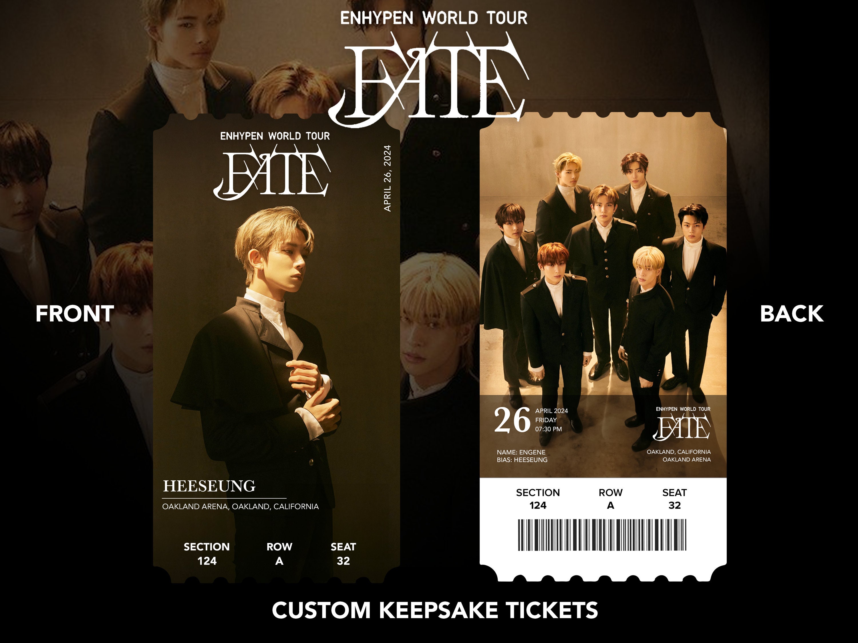 Amazon.com: ENHYPEN WORLD TOUR FATE IN SEOUL [FATE] IN SEOUL