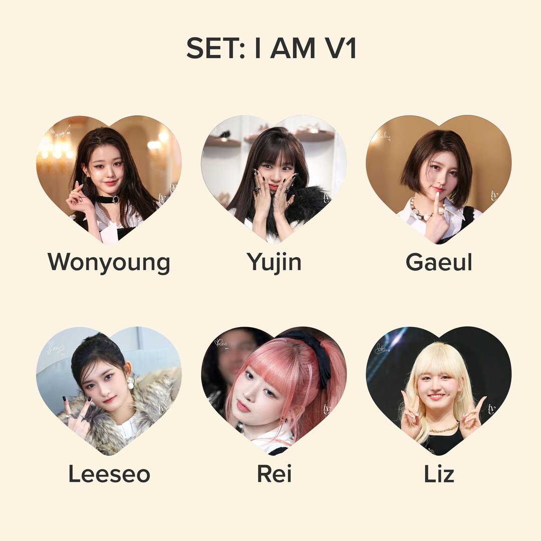 IVE i Am Photo KPOP Picket / Fan With Ruffles Etsy