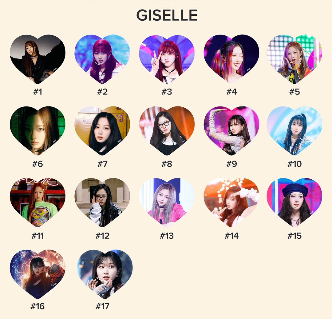 Aespa Giselle Photo KPOP Picket / Fan With Ruffles Etsy