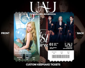 Dreamcatcher "UAU in Grand America" Custom Bias Physical | Memento | Souvenir | Keepsake Concert KPOP Tickets