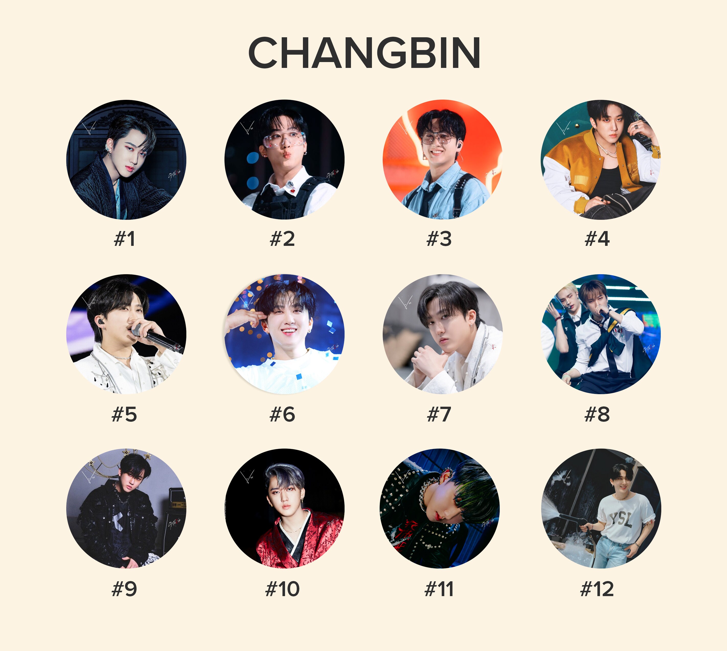 Stray Kids Changbin Photo KPOP Picket / Fan With Ruffles - Etsy