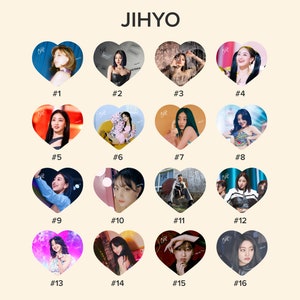 Twice Jihyo Photo KPOP Picket / Fan with Ruffles