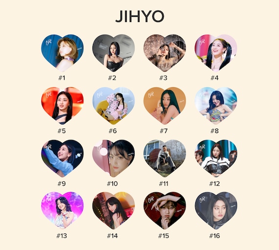 Twice Jihyo Photo KPOP Picket / Fan With Ruffles - Etsy
