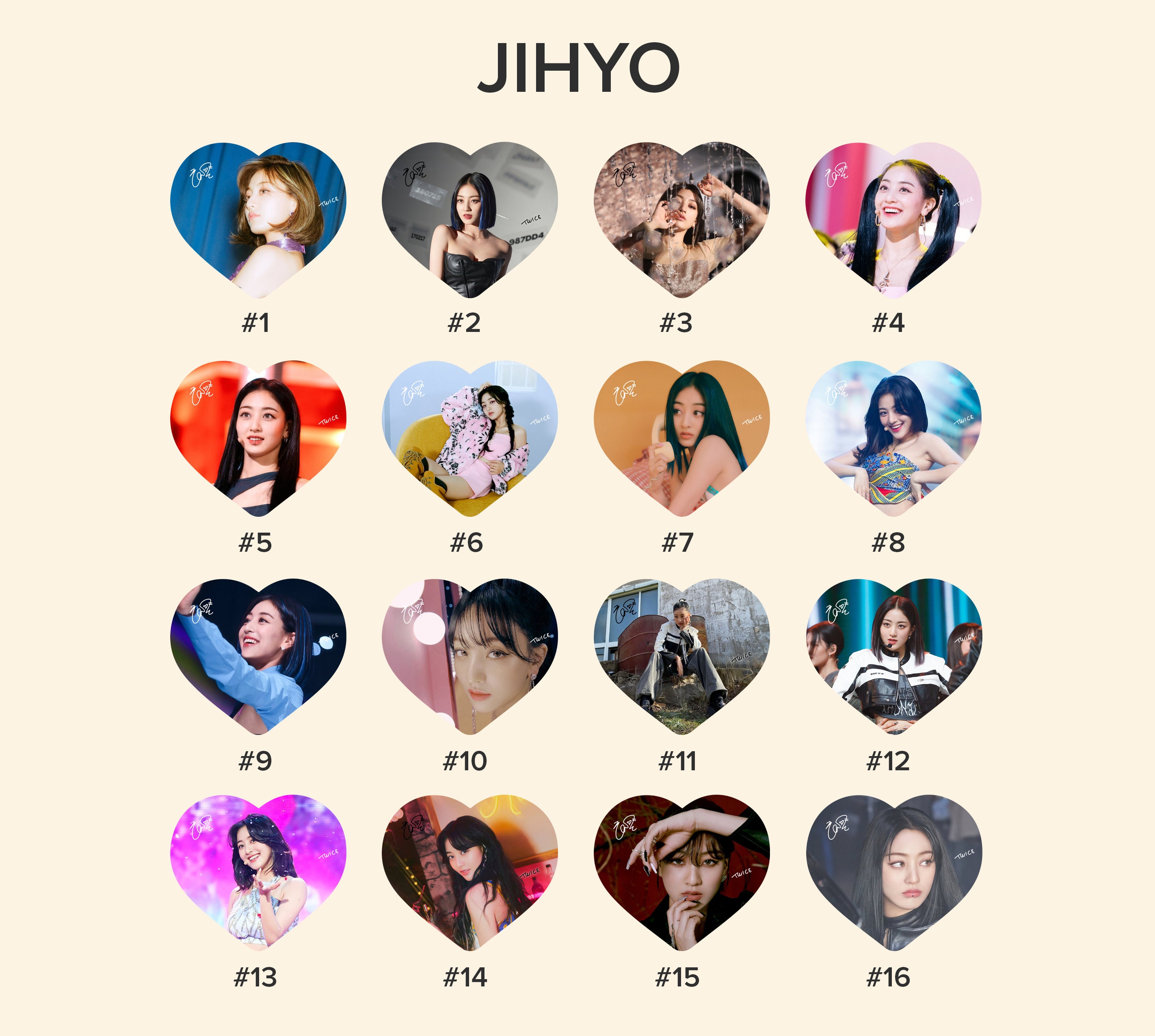 Twice Jihyo Photo KPOP Picket / Fan With Ruffles - Etsy