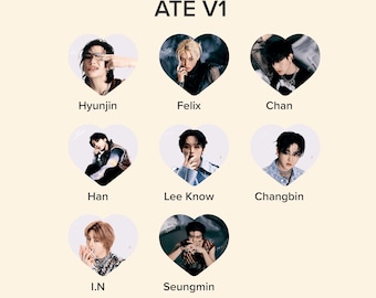 Stray Kids "ATE" Photo KPOP Picket / Fan with Ruffles