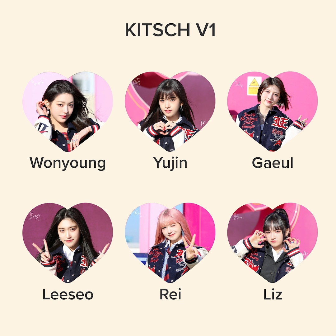 IVE kitsch Photo KPOP Picket / Fan With Ruffles - Etsy