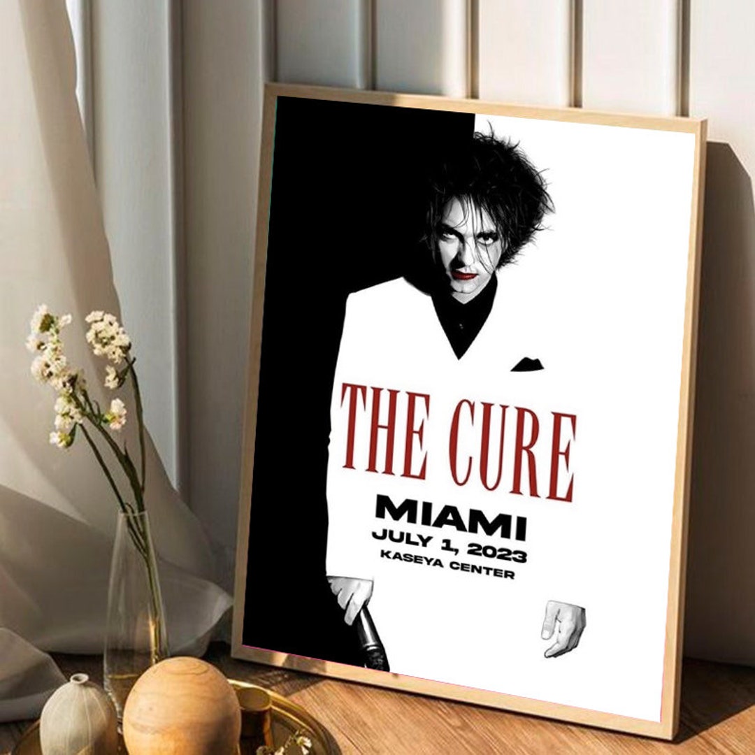 The Cure Miami July 1 2023 Poster Etsy