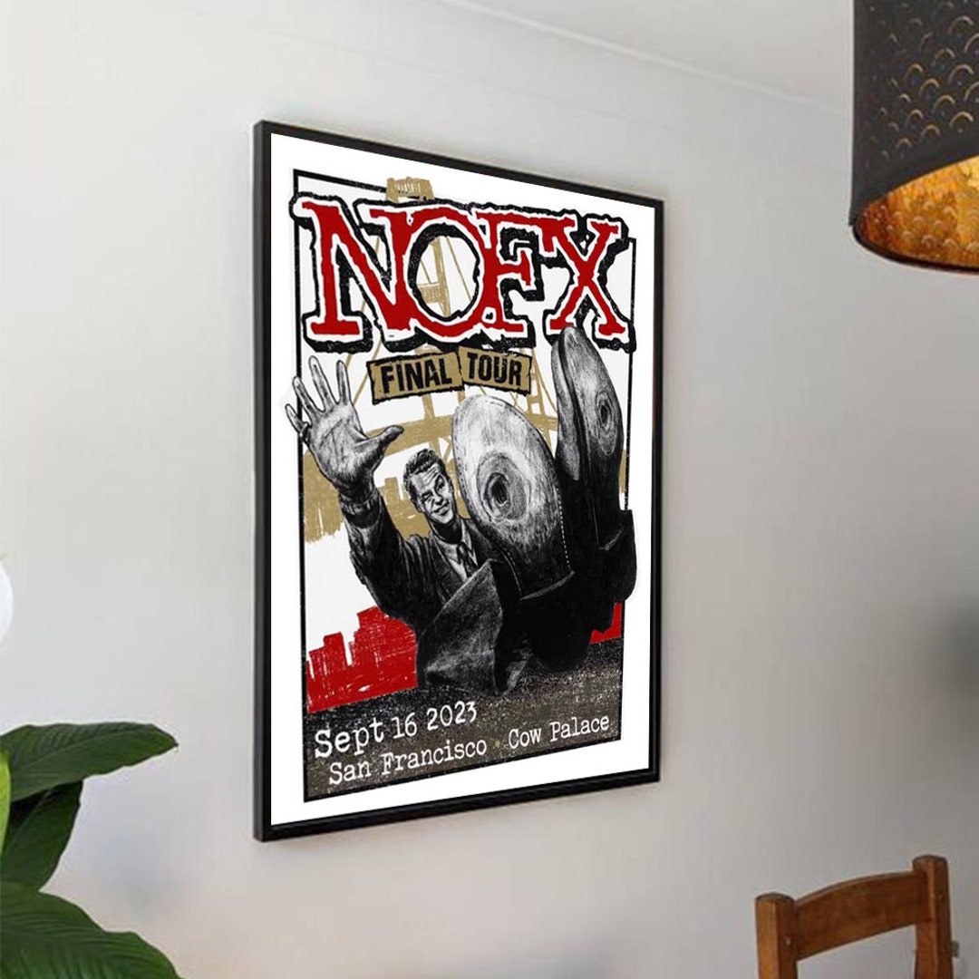 Nofx San Francisco Final Tour 2023 Poster Etsy