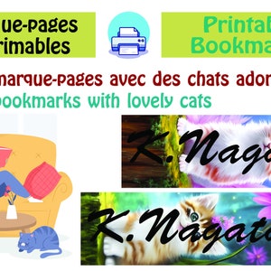 Set of 10 Printable Bookmarks 2x6 Inches Bookmarks for Your - Etsy