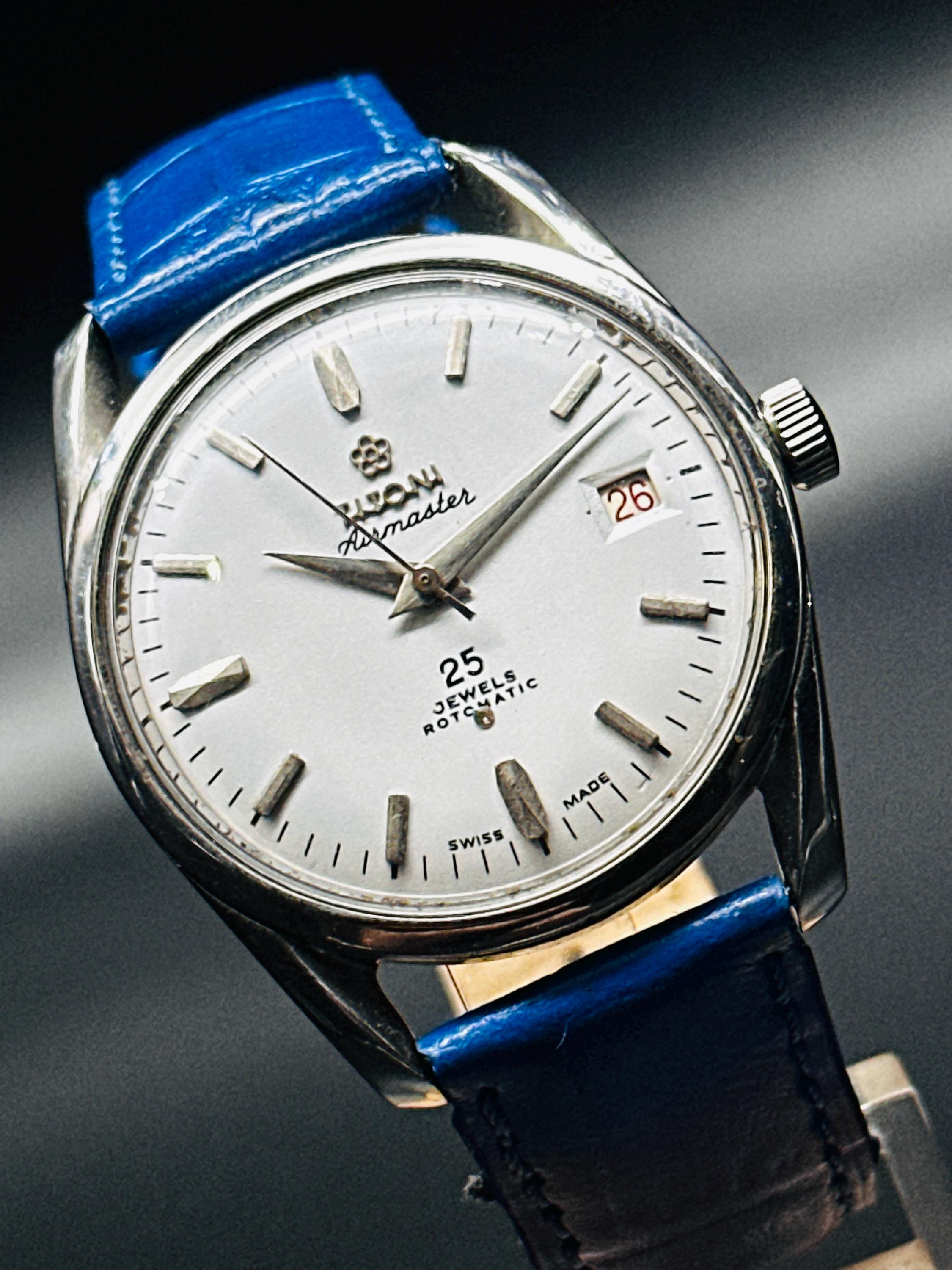 Vintage Titoni Airmaster Rotomatic Men's Watch: Swiss Made, 25