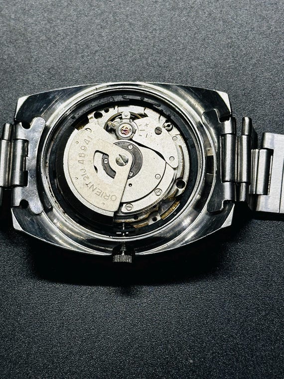 Vintage Orient Crystal Automatic Watch: Gold Dial, Day/date - Etsy