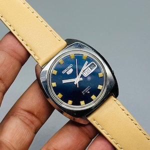 SEIKO5 アンティーク自動巻き時計 オーバーホール済70Sグリーン SEIKO5 アンティーク自動巻き時計 オーバーホール済70Sグリーン