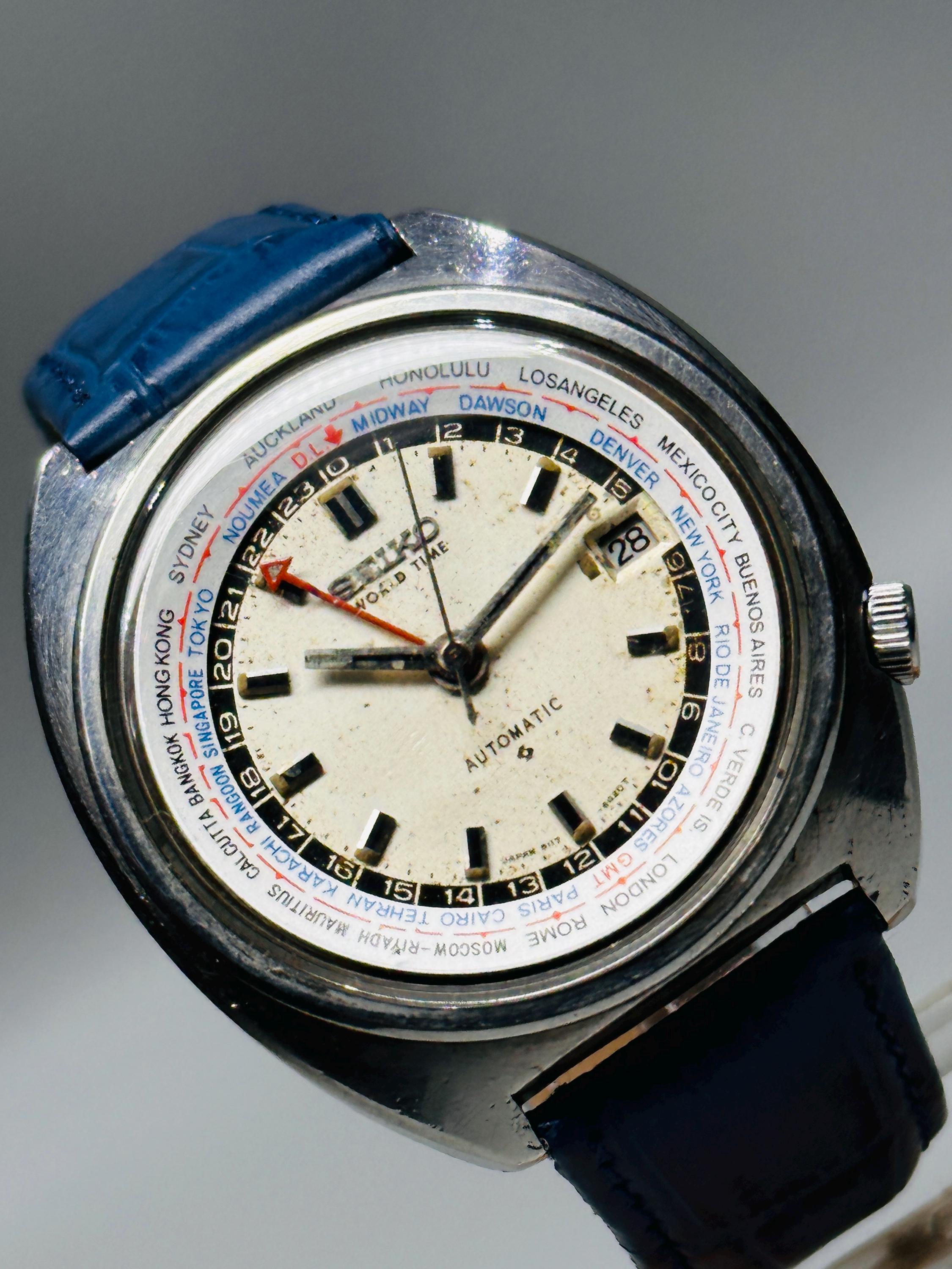 みっしー Vintage Seiko World Time Automatic Watch - 1970s Japan Made